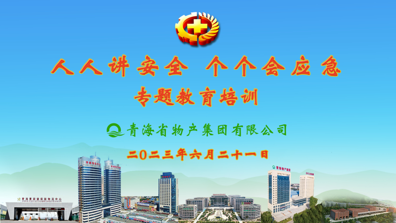 提高安全管理水平 落實全員安全責任&mdash;&mdash;集團安委會舉辦2023年&ldquo;人人講安全，個個會應(yīng)急&rdquo;專題教育培訓(xùn)