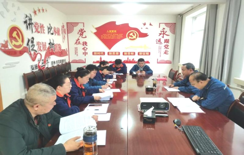 配送公司所屬各黨支部召開2024年度組織生活會(huì)暨民主評議黨員大會(huì)