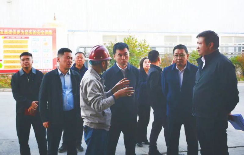 大通縣委副書記、縣長(zhǎng)馬明旭一行蒞臨工投公司調(diào)研指導(dǎo)