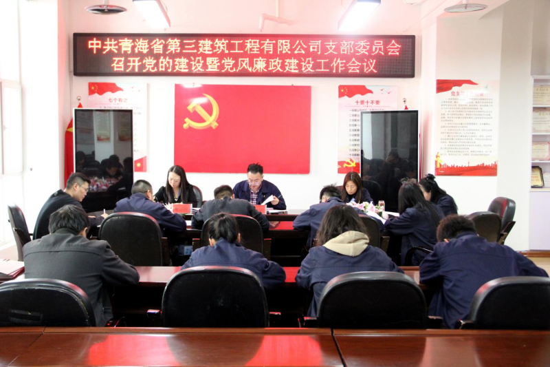 三建公司黨支部召開黨的建設(shè)暨黨風(fēng)廉政建設(shè)工作會(huì)議